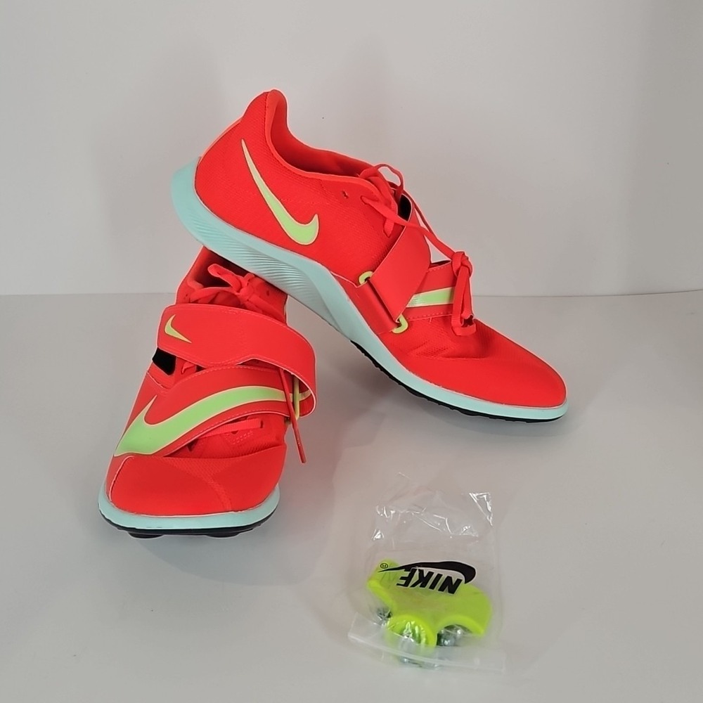 New Nike Zoom Rival Jump Track Spikes Bright Crimson Men's Size 10 DR2756-600